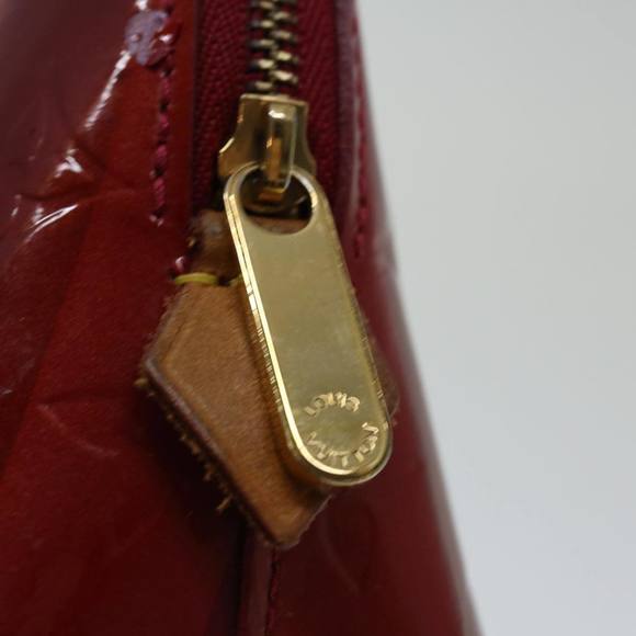 LOUIS VUITTON Vernis Rayure Pochette Cosmetic Pomme D'amour M91721 LV Auth 70046 - Picture 8 of 16